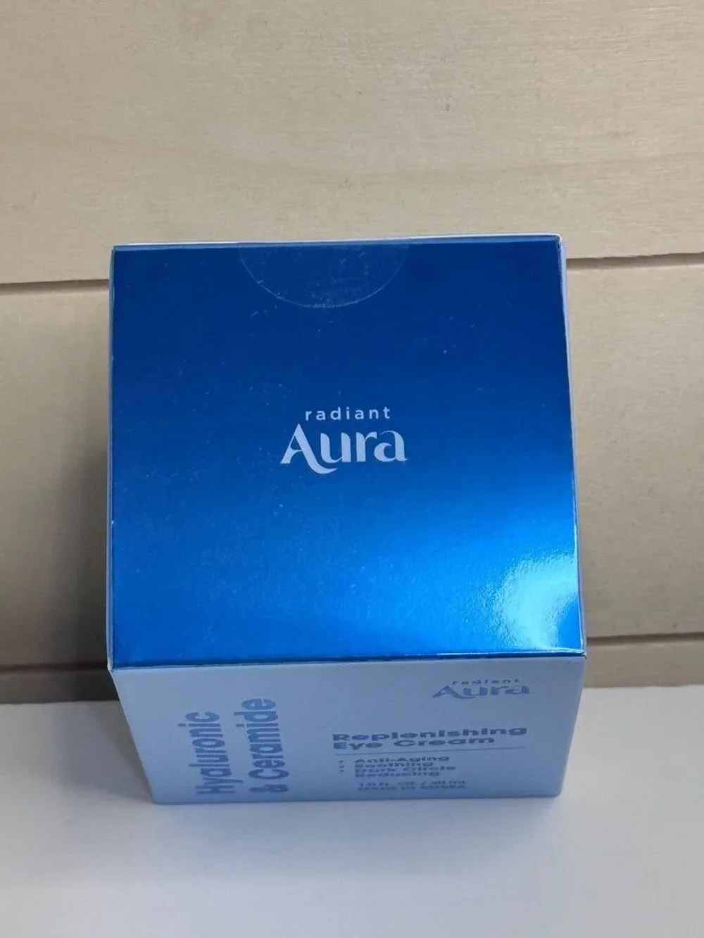 Radiant Aura Hyaluronic & Ceramide Replenishing Eye Cream 1.0 Fl. Oz. Anti-Aging
